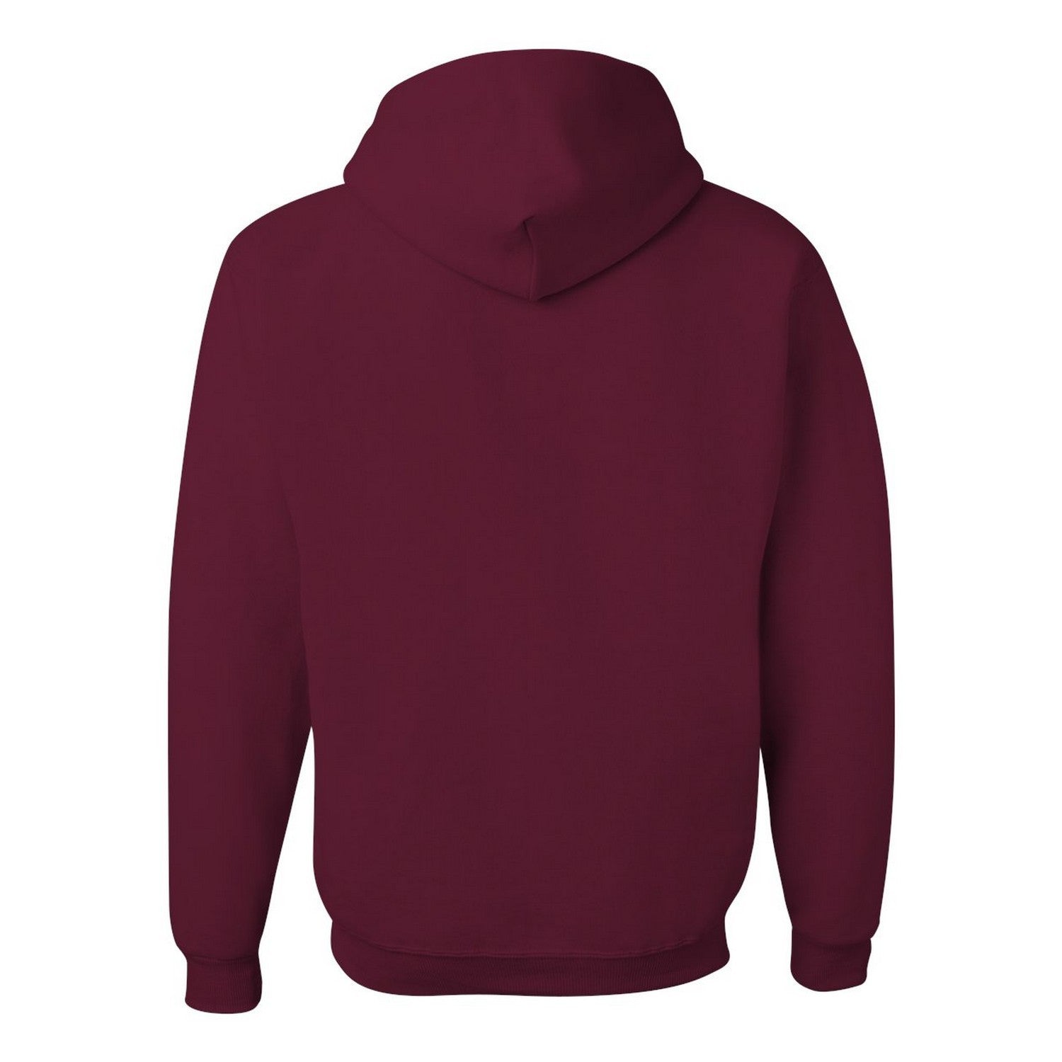 Maroon - Back - Jerzees Unisex Adult Nublend Hoodie