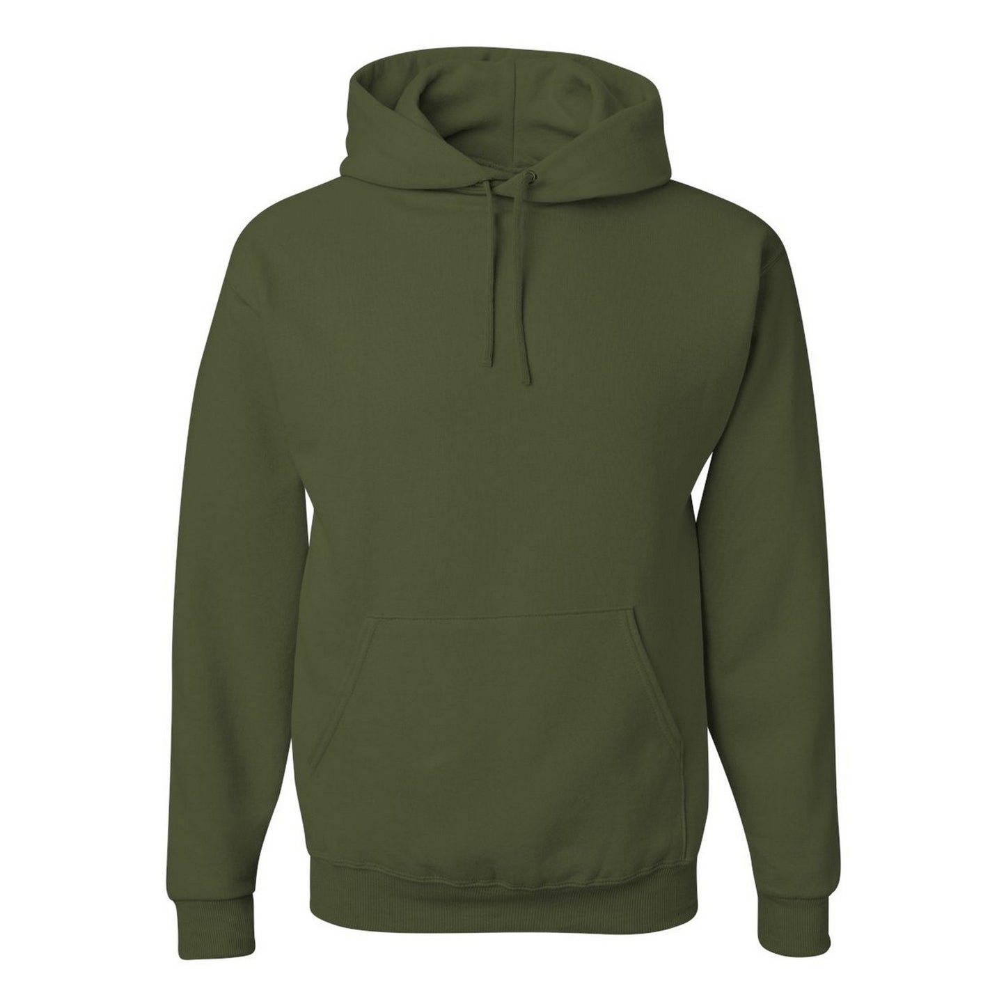Military Green - Front - Jerzees Unisex Adult Nublend Hoodie