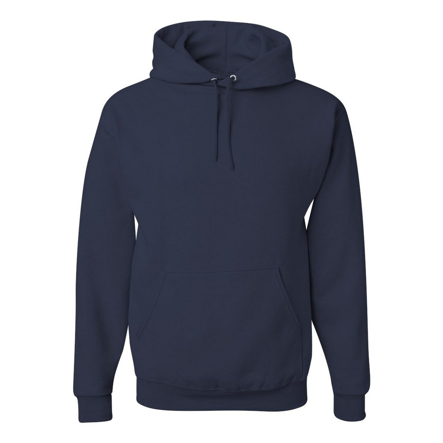 Navy Blue - Front - Jerzees Unisex Adult Nublend Hoodie