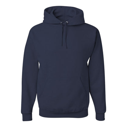 Navy Blue - Front - Jerzees Unisex Adult Nublend Hoodie