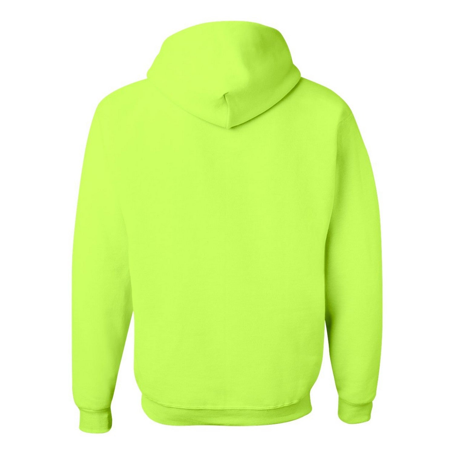 Safety Green - Back - Jerzees Unisex Adult Nublend Hoodie