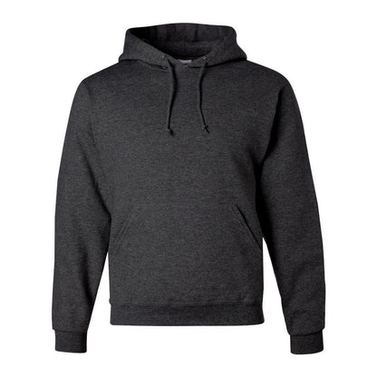Black Heather - Front - Jerzees Unisex Adult Nublend Hoodie