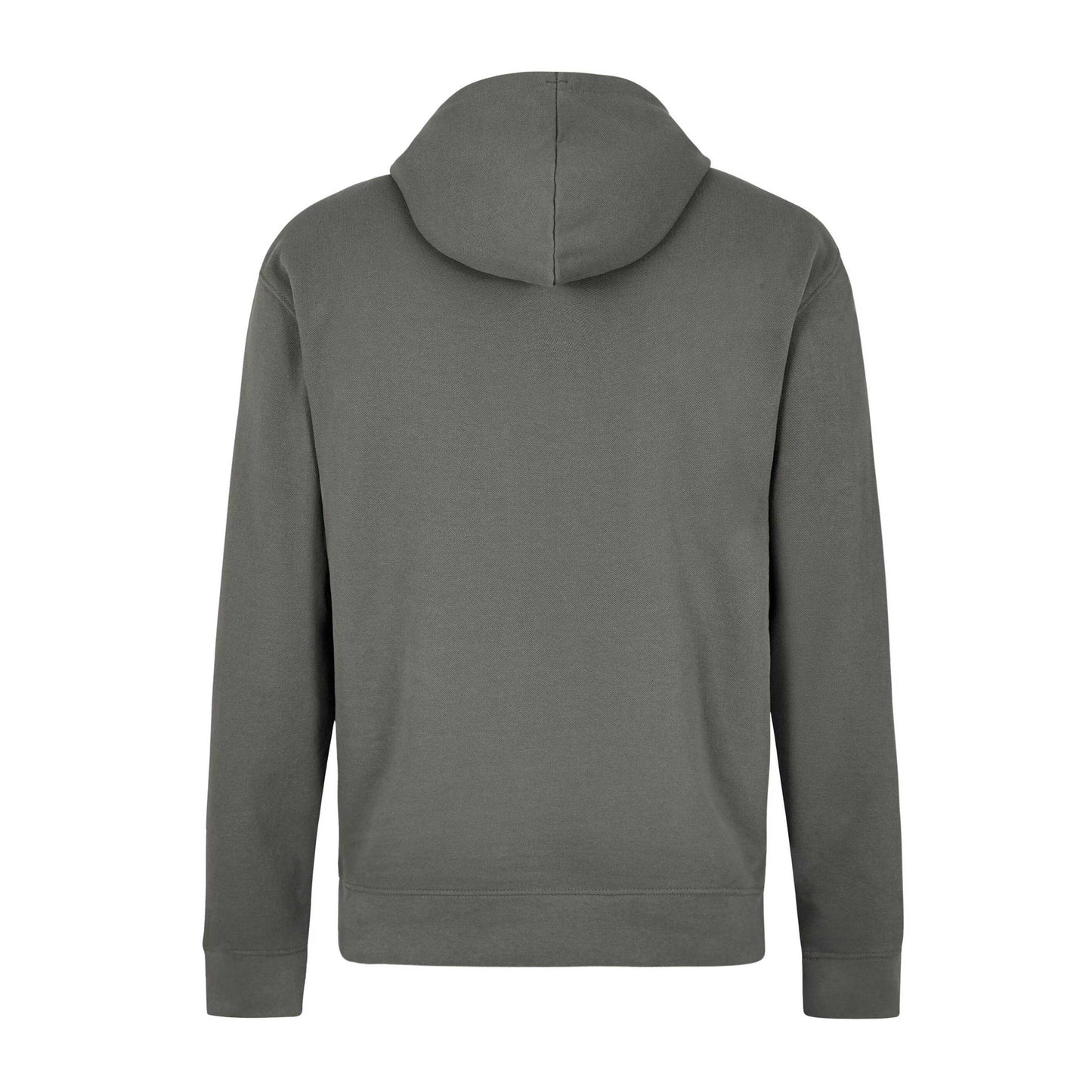 Dark Grey - Back - Kustom Kit Unisex Adult Pique Regular Hoodie