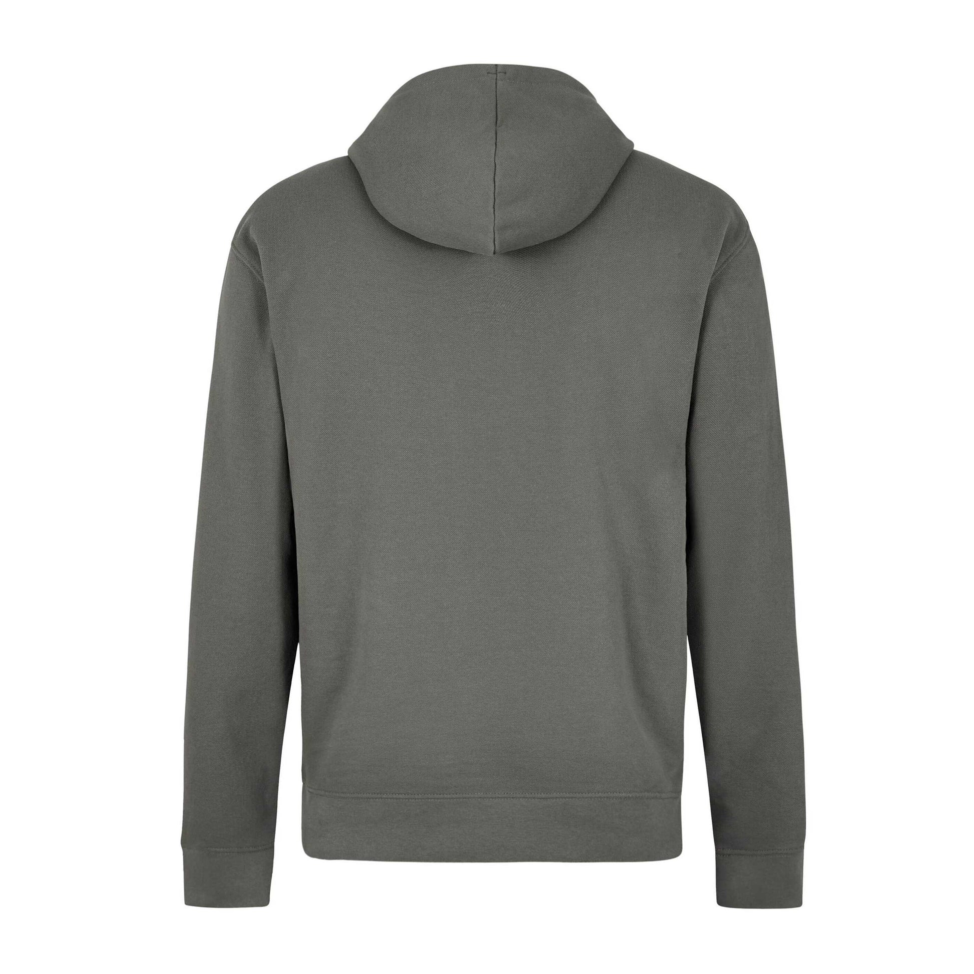 Dark Grey - Back - Kustom Kit Unisex Adult Pique Regular Hoodie