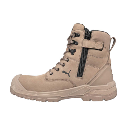Stone - Side - Puma Safety Mens Conquest Leather Safety Boots