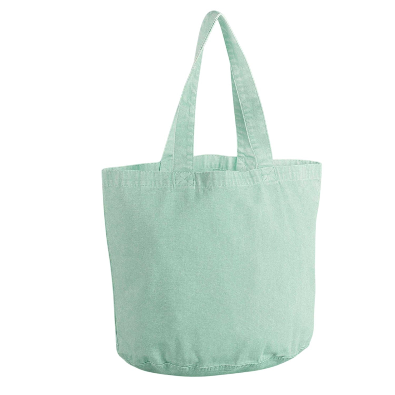 Vintage Aqua - Back - Westford Mill Garment Dyed Tote Bag