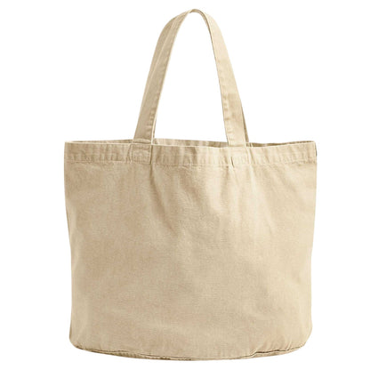 Vintage Sand - Front - Westford Mill Garment Dyed Tote Bag