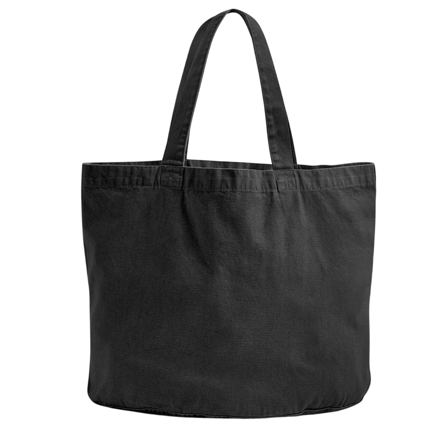 Vintage Black - Front - Westford Mill Garment Dyed Tote Bag