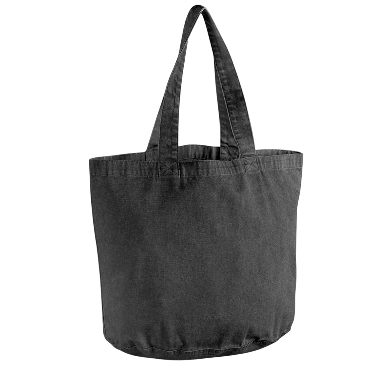 Vintage Black - Back - Westford Mill Garment Dyed Tote Bag