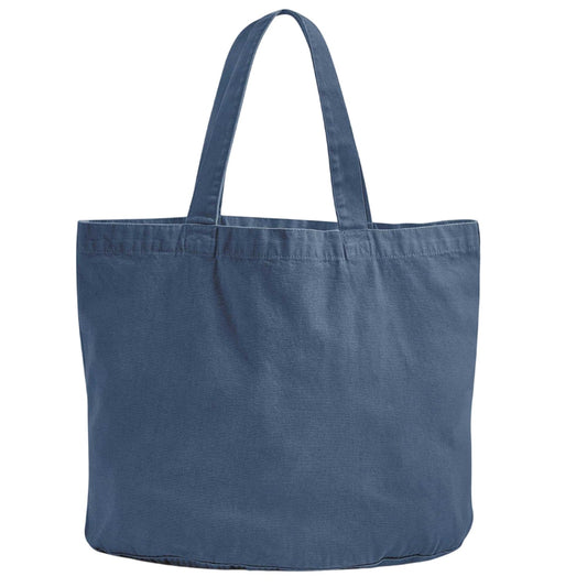 Vintage Denim - Front - Westford Mill Garment Dyed Tote Bag