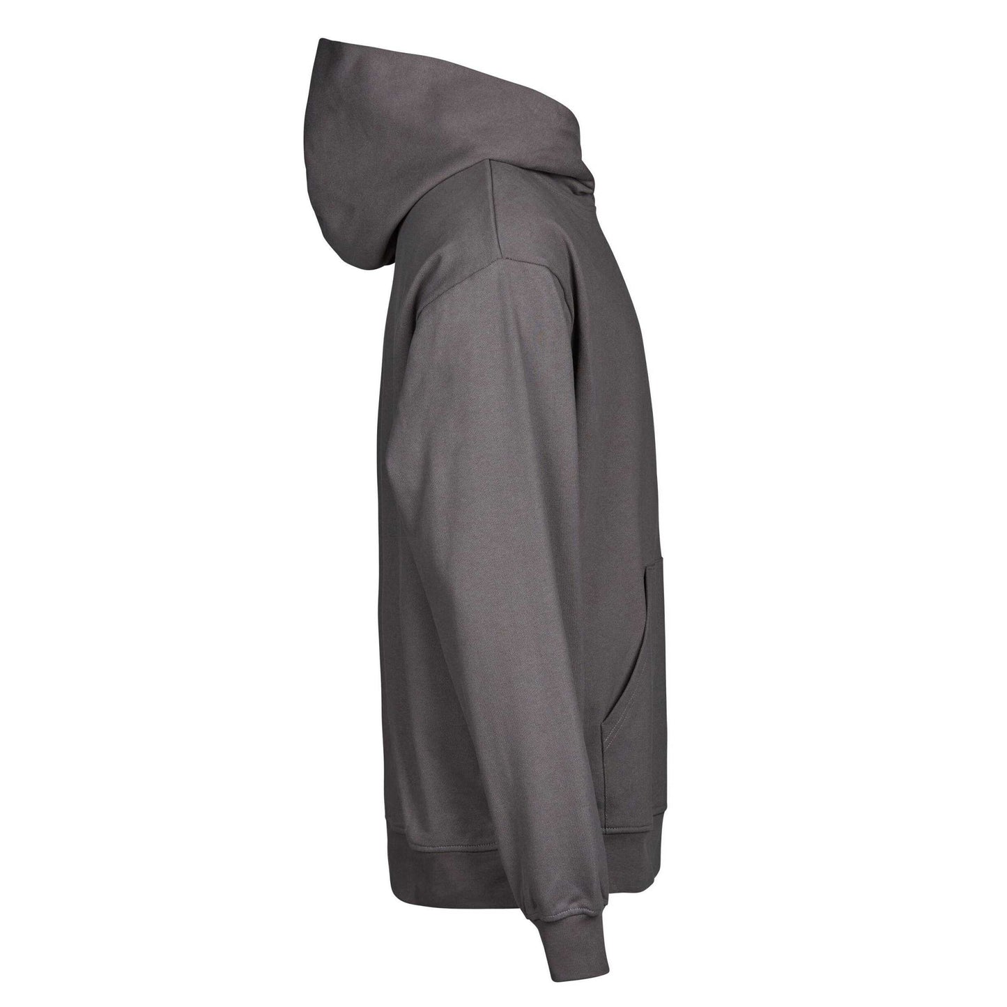Powder Grey - Side - Tee Jays Mens Urban Heavy Loose Fit Hoodie