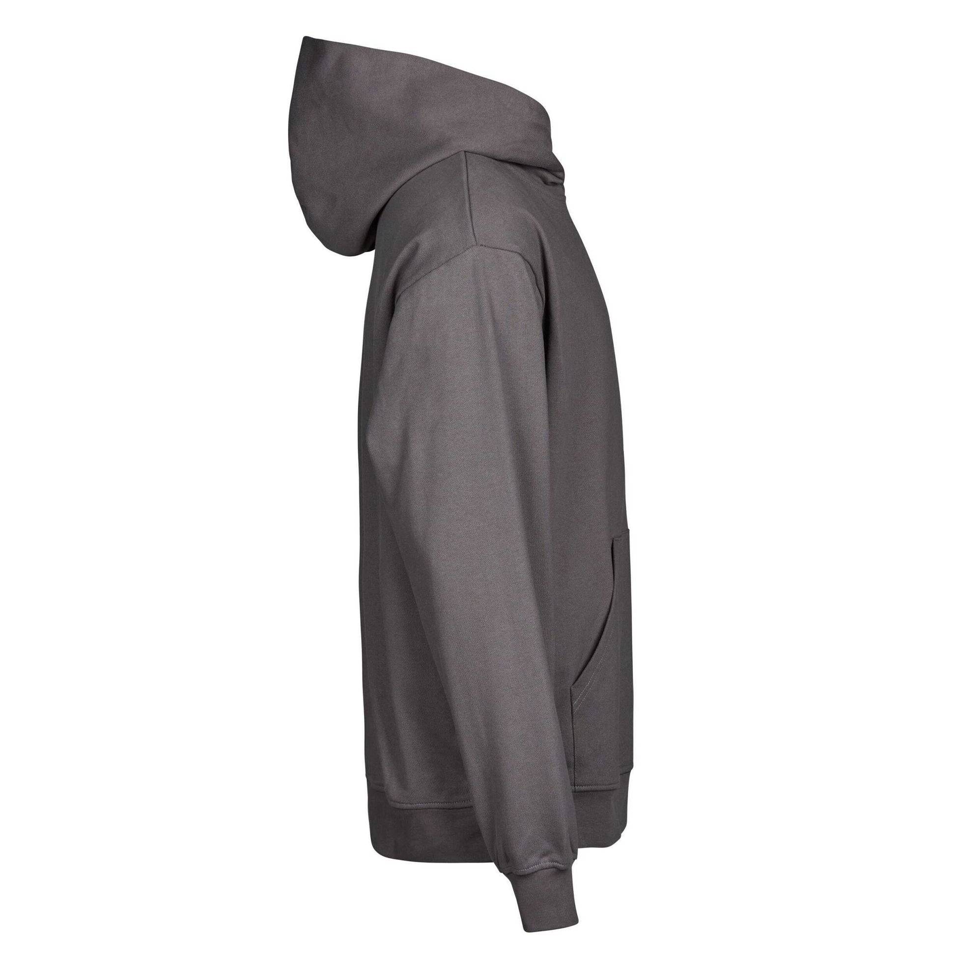 Powder Grey - Side - Tee Jays Mens Urban Heavy Loose Fit Hoodie