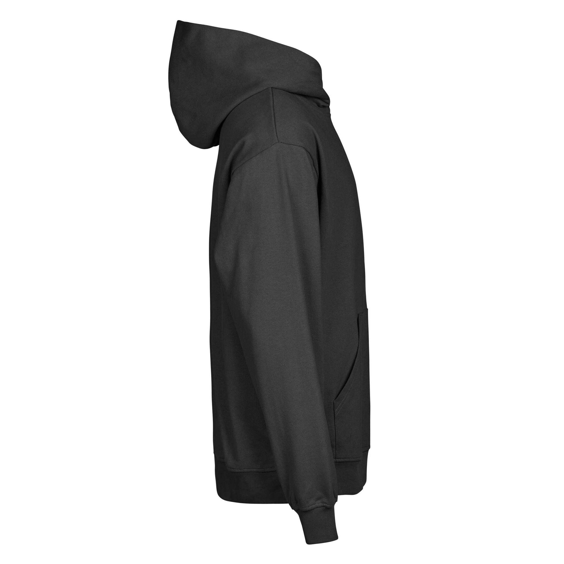 Black - Side - Tee Jays Mens Urban Heavy Loose Fit Hoodie
