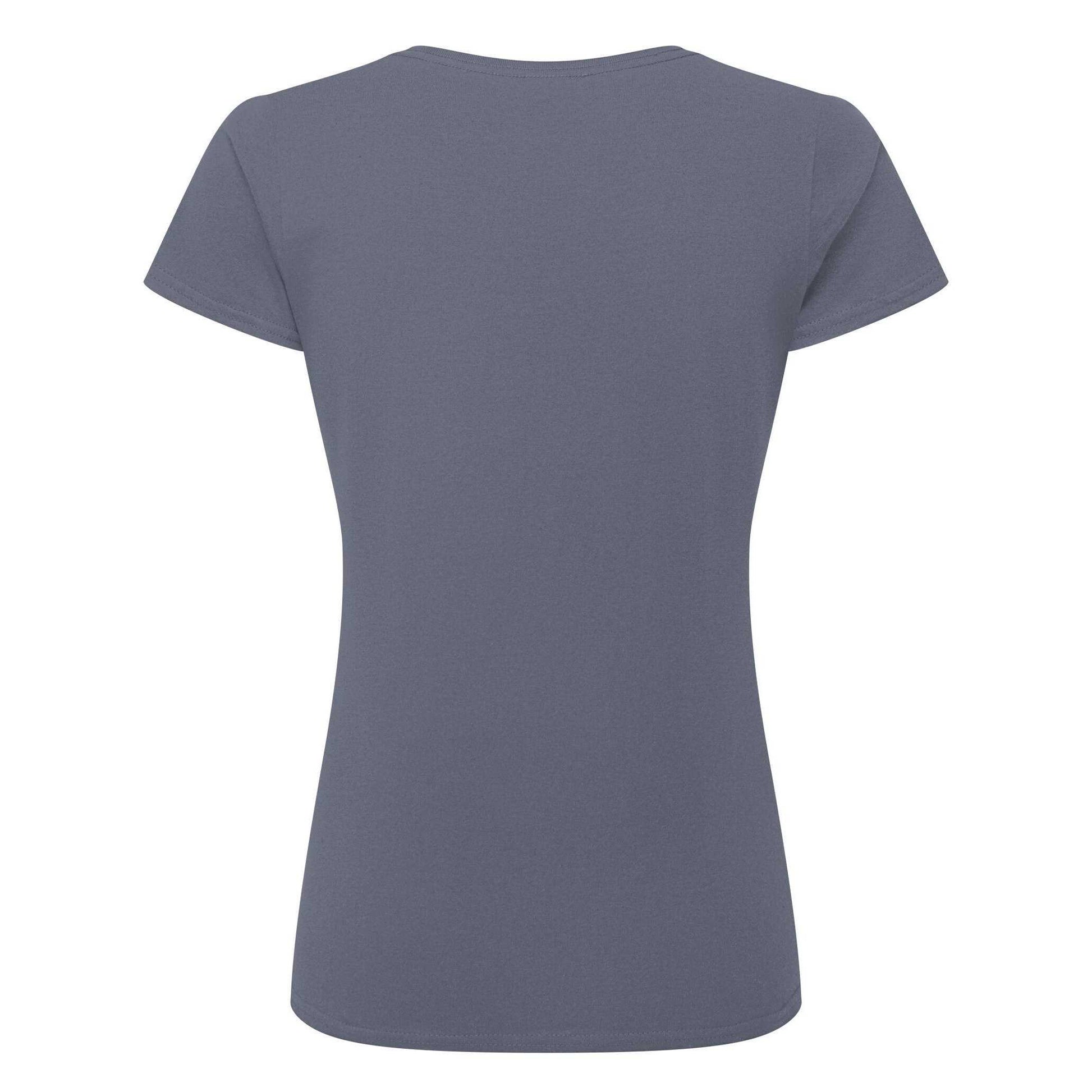 Convoy Grey - Back - Russell Womens-Ladies Authentic Classic T-Shirt