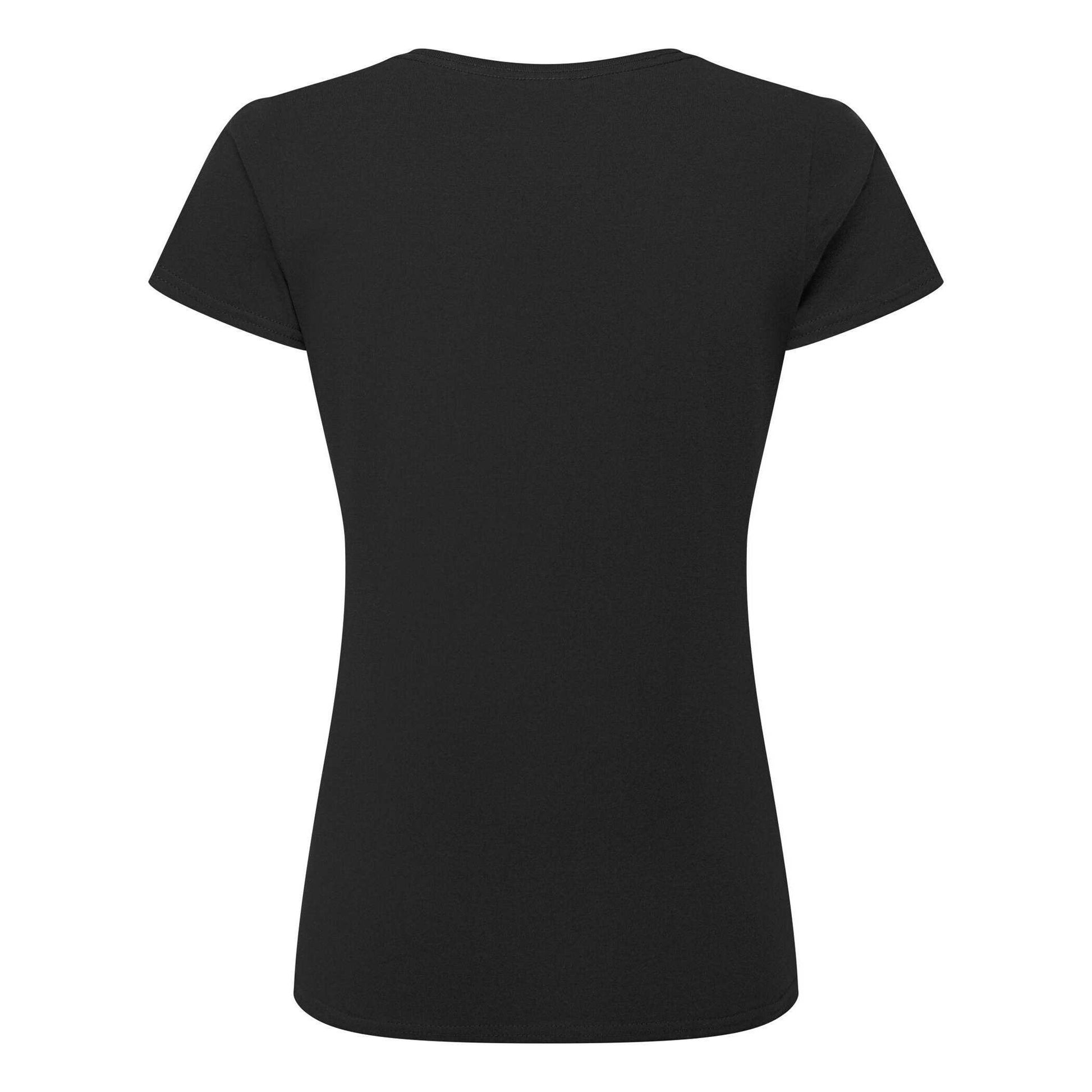 Black - Back - Russell Womens-Ladies Authentic Classic T-Shirt