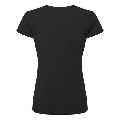 Black - Back - Russell Womens-Ladies Authentic Classic T-Shirt