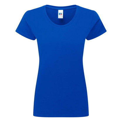 Bright Royal - Front - Russell Womens-Ladies Authentic Classic T-Shirt