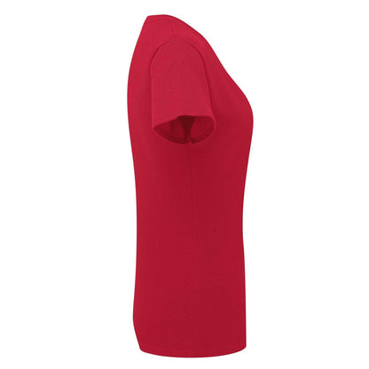 Classic Red - Side - Russell Womens-Ladies Authentic Classic T-Shirt