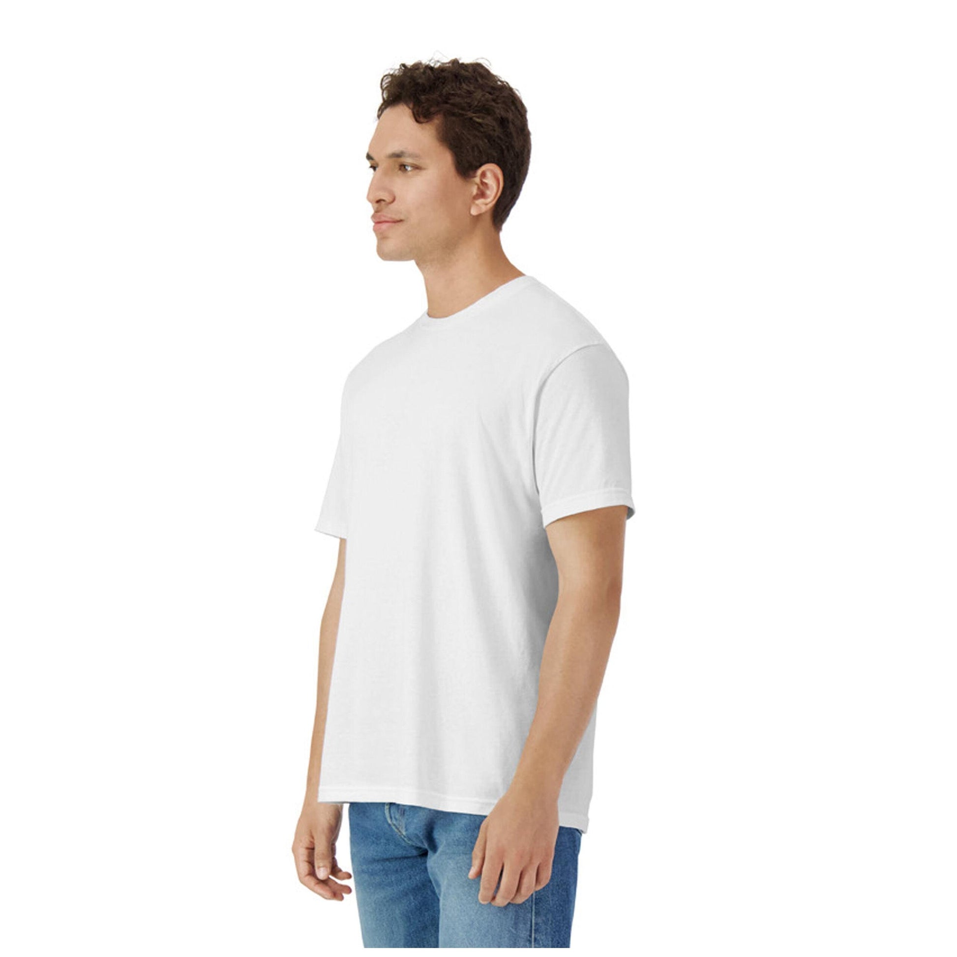 White - Back - Gildan Unisex Adult Cotton Lightweight T-Shirt