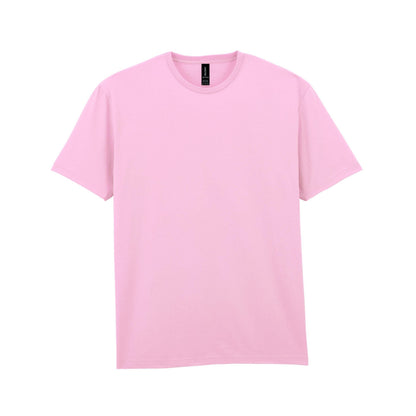 Light Pink - Front - Gildan Unisex Adult Cotton Lightweight T-Shirt