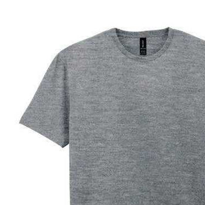 Graphite Heather - Side - Gildan Unisex Adult Cotton Lightweight T-Shirt