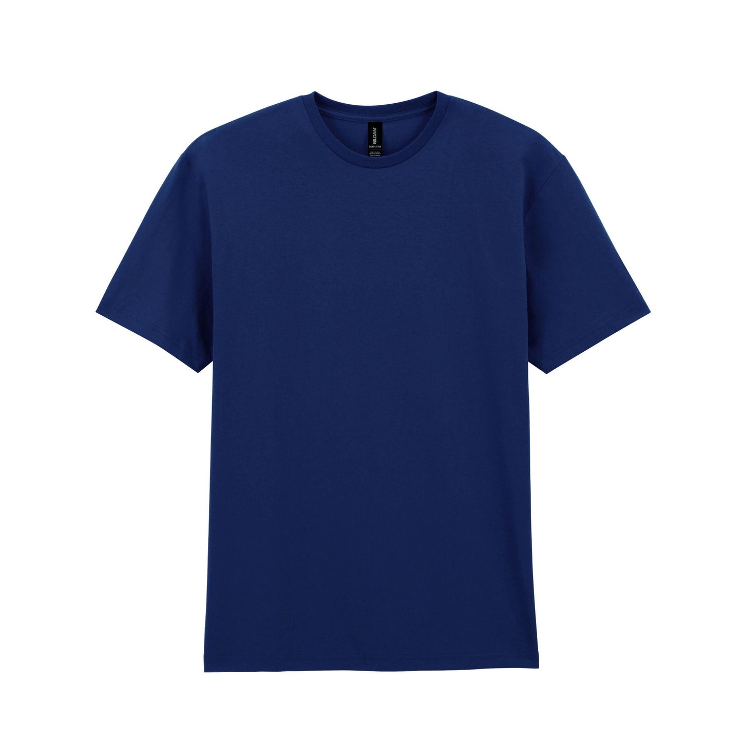 Navy Blue - Front - Gildan Unisex Adult Cotton Lightweight T-Shirt