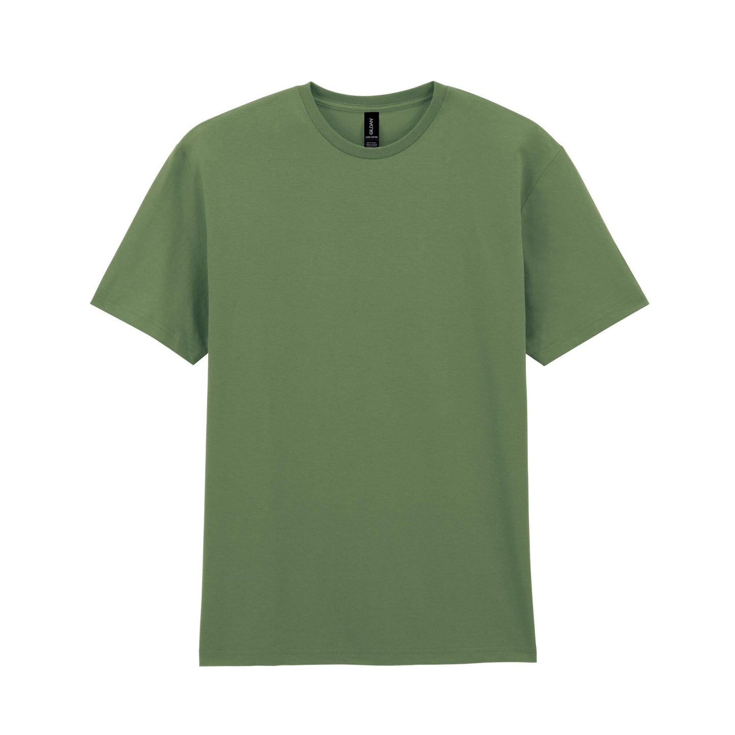Military Green - Front - Gildan Unisex Adult Cotton Lightweight T-Shirt