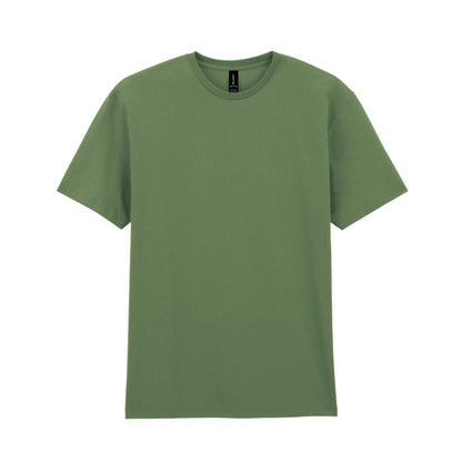 Military Green - Front - Gildan Unisex Adult Cotton Lightweight T-Shirt