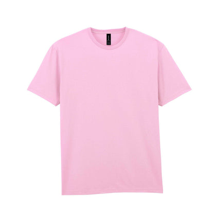 Light Pink - Front - Gildan Unisex Adult Cotton Lightweight T-Shirt
