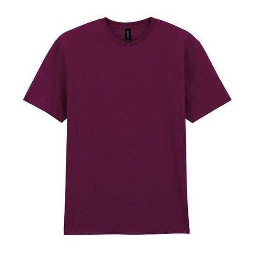 Maroon - Front - Gildan Unisex Adult Cotton Lightweight T-Shirt