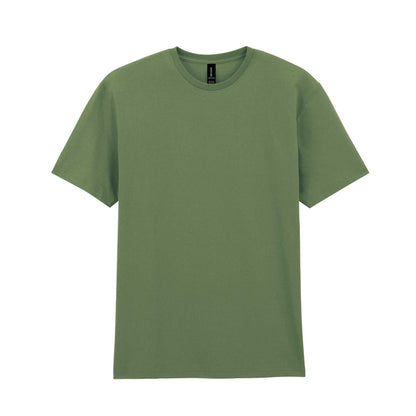 Military Green - Front - Gildan Unisex Adult Cotton Lightweight T-Shirt