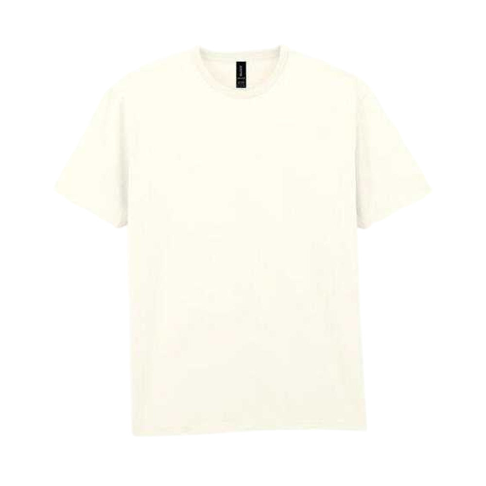 Off White - Front - Gildan Unisex Adult Cotton Lightweight T-Shirt