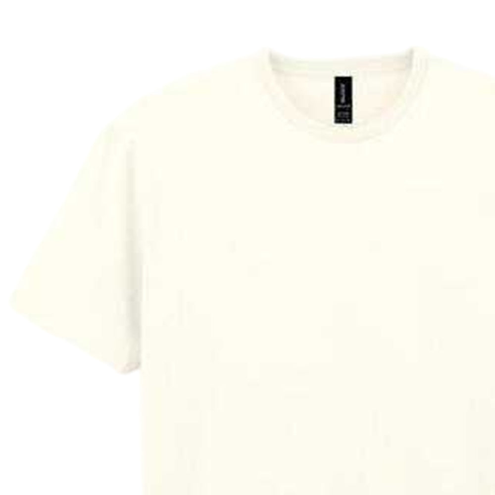 Off White - Side - Gildan Unisex Adult Cotton Lightweight T-Shirt