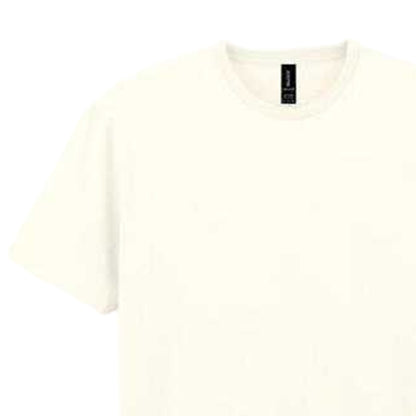 Off White - Side - Gildan Unisex Adult Cotton Lightweight T-Shirt