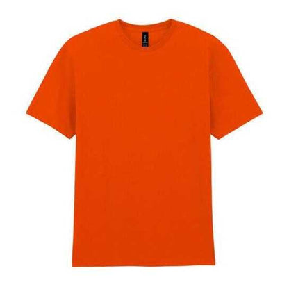 Orange - Front - Gildan Unisex Adult Cotton Lightweight T-Shirt