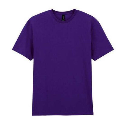 Purple - Front - Gildan Unisex Adult Cotton Lightweight T-Shirt