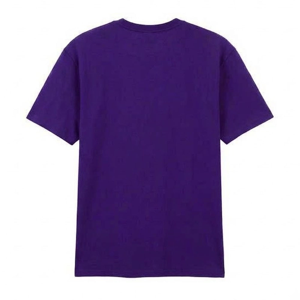 Purple - Back - Gildan Unisex Adult Cotton Lightweight T-Shirt
