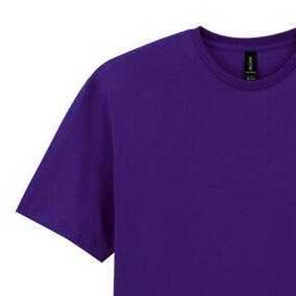 Purple - Side - Gildan Unisex Adult Cotton Lightweight T-Shirt