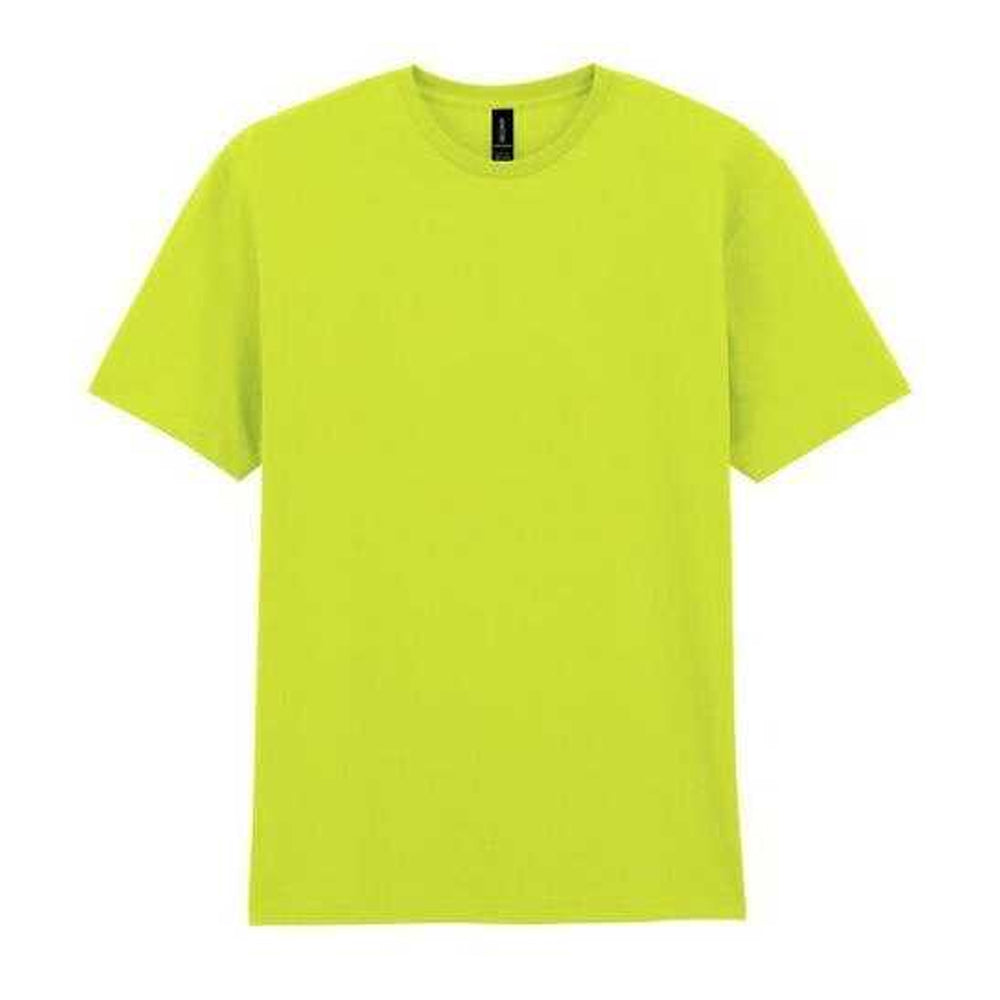 Safety Green - Front - Gildan Unisex Adult Cotton Lightweight T-Shirt