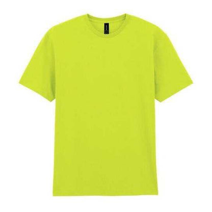 Safety Green - Front - Gildan Unisex Adult Cotton Lightweight T-Shirt