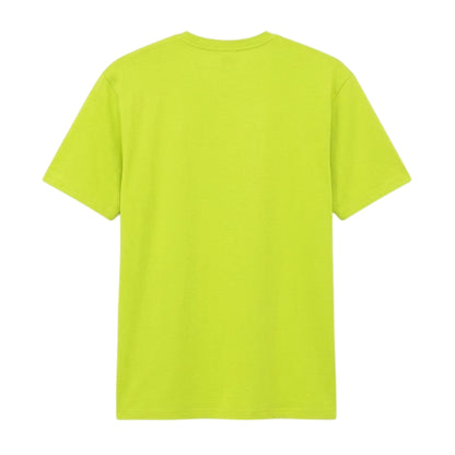 Safety Green - Back - Gildan Unisex Adult Cotton Lightweight T-Shirt