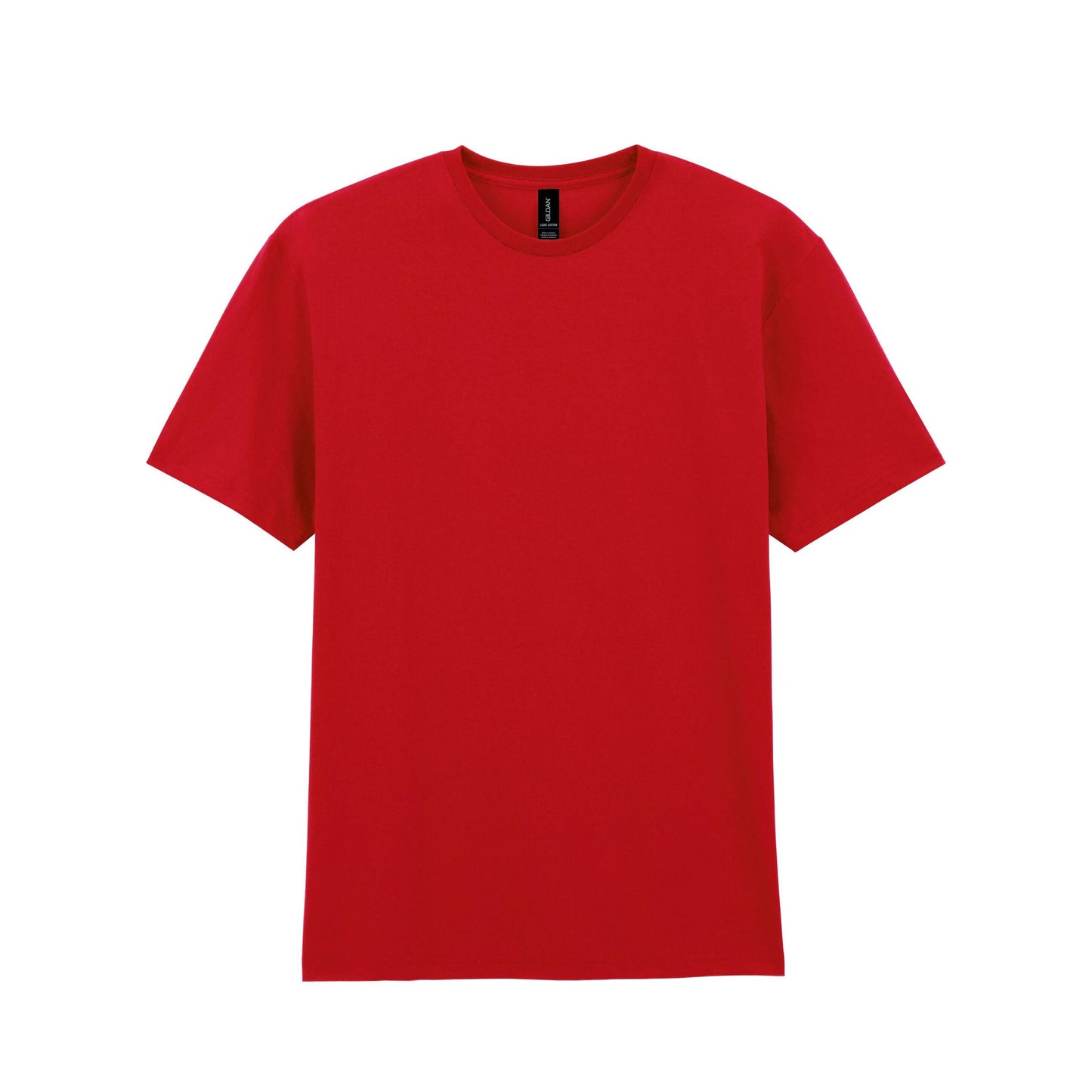 Red - Front - Gildan Unisex Adult Cotton Lightweight T-Shirt