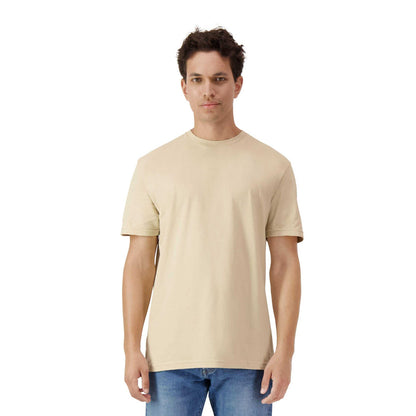 Sand - Front - Gildan Unisex Adult Cotton Lightweight T-Shirt