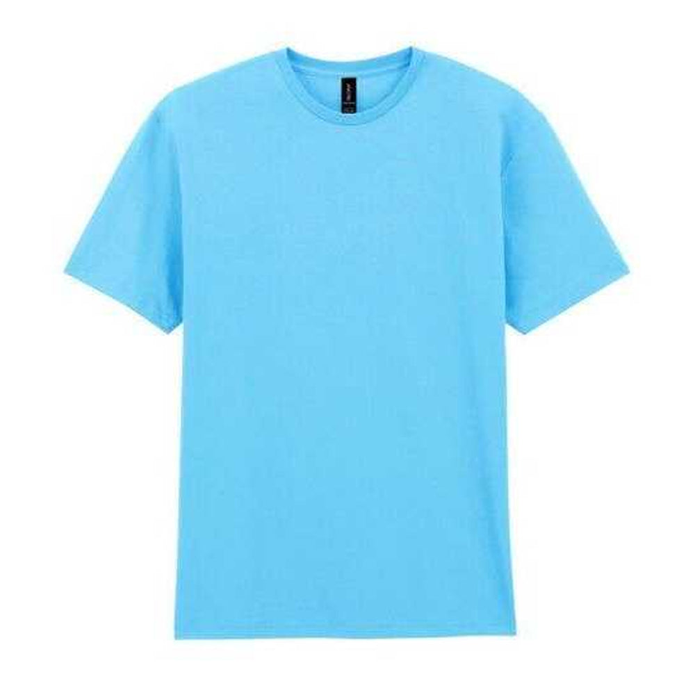 Sky Blue - Front - Gildan Unisex Adult Cotton Lightweight T-Shirt