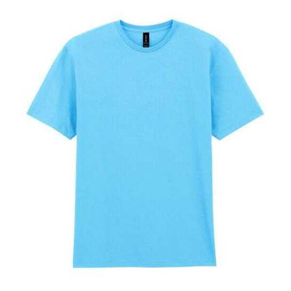 Sky Blue - Front - Gildan Unisex Adult Cotton Lightweight T-Shirt
