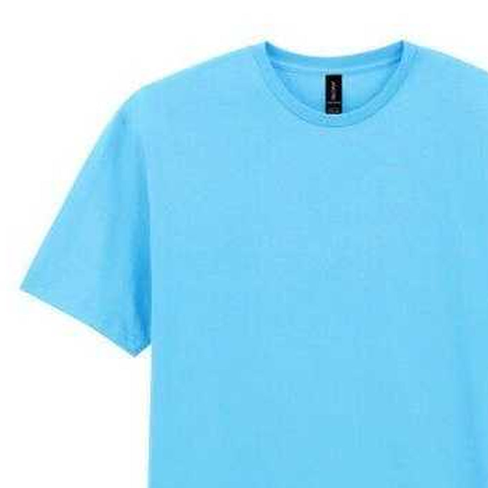 Sky Blue - Side - Gildan Unisex Adult Cotton Lightweight T-Shirt