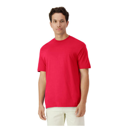 Red - Back - Gildan Unisex Adult Cotton Lightweight T-Shirt