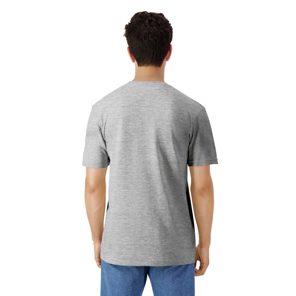 Sport Grey - Back - Gildan Unisex Adult Cotton Lightweight T-Shirt
