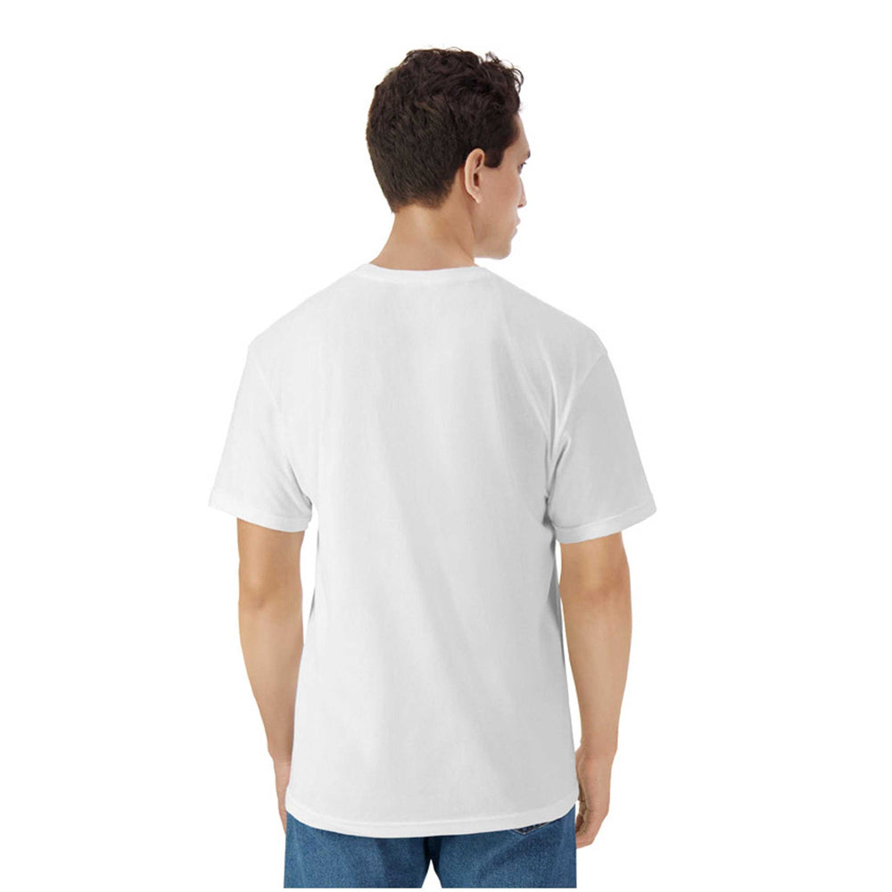 White - Side - Gildan Unisex Adult Cotton Lightweight T-Shirt
