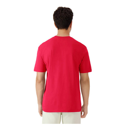 Red - Side - Gildan Unisex Adult Cotton Lightweight T-Shirt